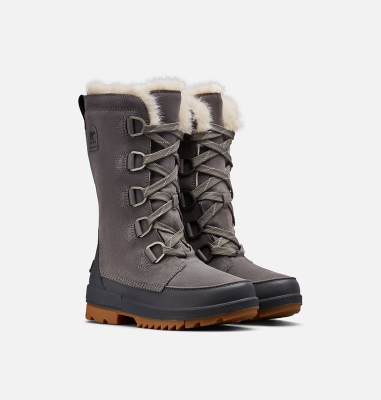 Womens Snow Boots Dark Grey - Sorel Tivoli™ IV Tall Low - 832-QPIREF